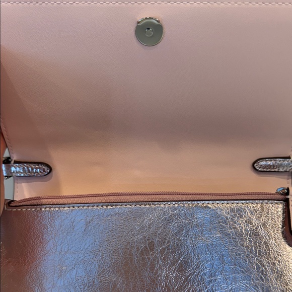 NWT Kate Spade Metallic Pink Crossbody Bag - Picture 5 of 5